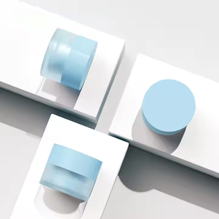 Plastic Cosmetic Jars Round Skincare Jars