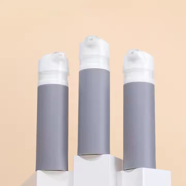 100ml Grey Airless Pump Bottle Plastic PP Lotion Bottle