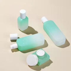 Cosmetic Glass Lotion Pump Bottles
