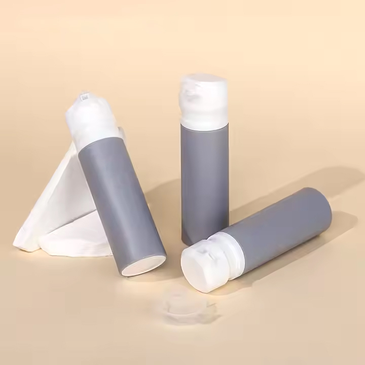 100ml Grey Airless Pump Bottle Plastic PP Lotion Bottle
