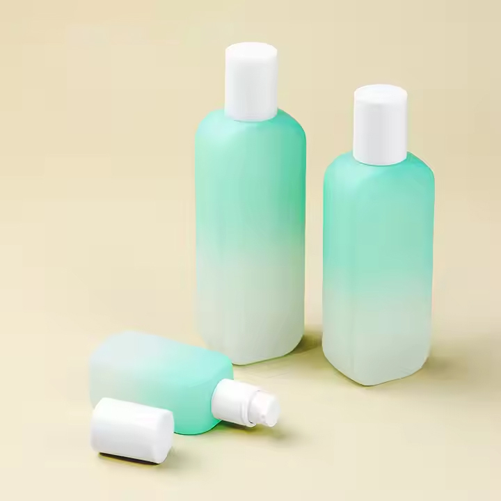 Cosmetic Glass Lotion Pump Bottles