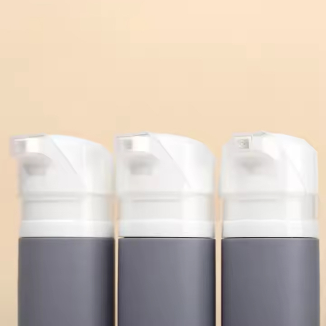 100ml Grey Airless Pump Bottle Plastic PP Lotion Bottle