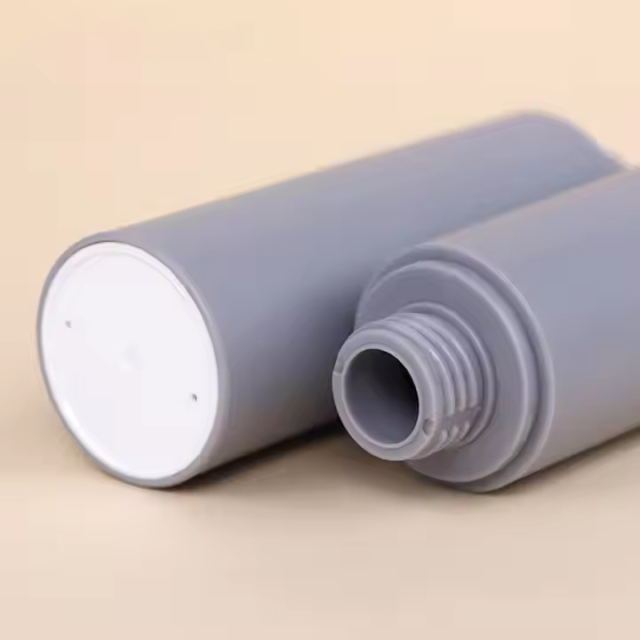 100ml Grey Airless Pump Bottle Plastic PP Lotion Bottle