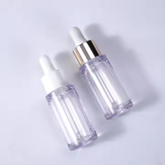 cosmetic plastic eye dropper bottle clear petg dropper bottles
