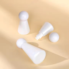 Glass Cosmetic Pump Bottle Custom Conical Glass Cream Jar