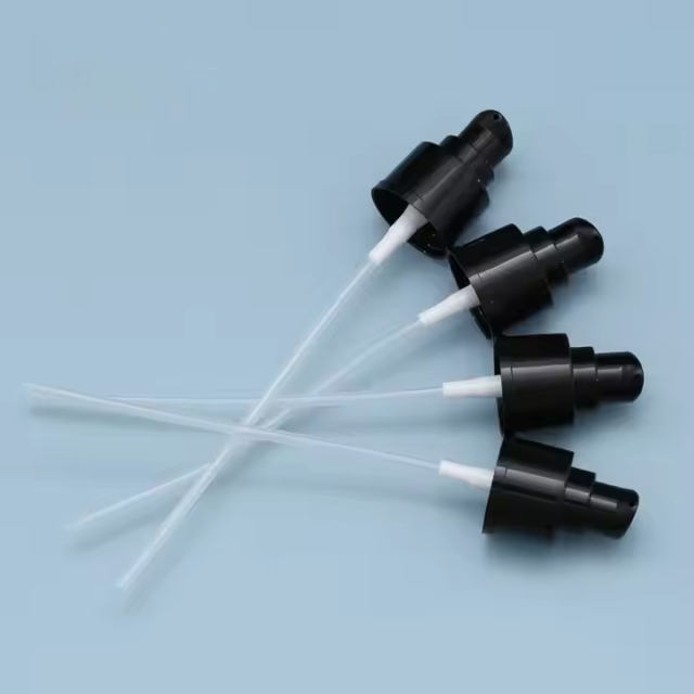 wholesale cosmetic clear pet pump bottle