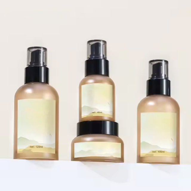 Custom Luxury Cosmetic Glass Bottles 30-120ml