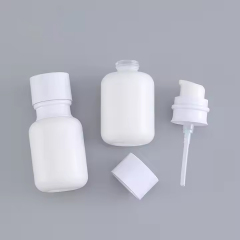 cosmetic white glass bottle 50g 50ml 110ml 150ml