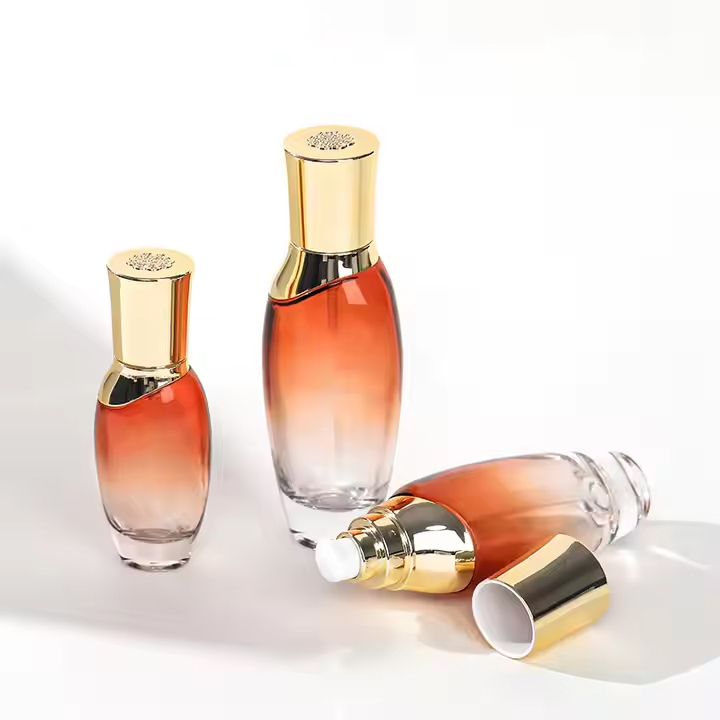 Custom Luxury Cosmetic Glass Bottles 30-120ml