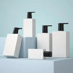 Square Cosmetic Container body wash shampoo lotion bottle packaging