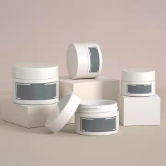 Thick Wall Cosmetic Skin Care Body Butter Jars Cream Screw Lid Cap