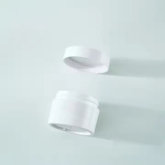 White Thick Wall Cream Jar Body Scrub Cosmetic Container