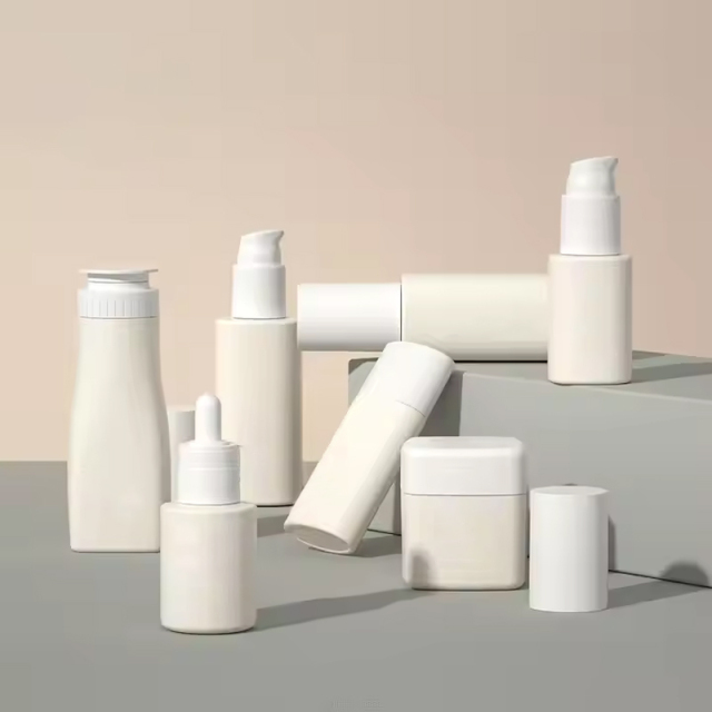 Essential Oil Face Serum Cosmetic Packaging Plastic Dropper Bottle
