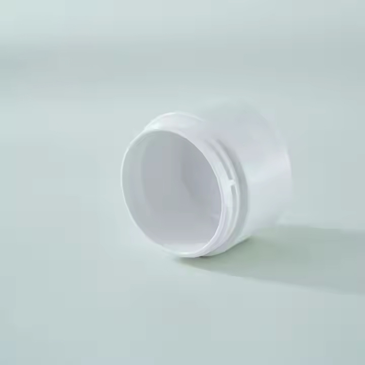White Thick Wall Cream Jar Body Scrub Cosmetic Container