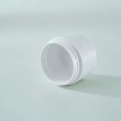 White Thick Wall Cream Jar Body Scrub Cosmetic Container