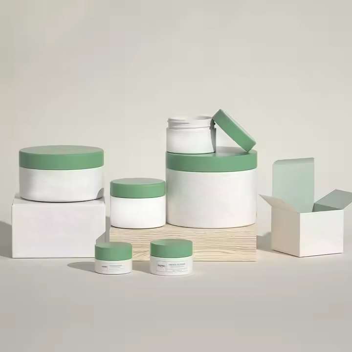 Thick Wall Cosmetic Skin Care Body Butter Jars Cream Screw Lid Cap