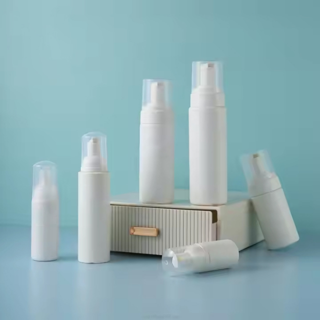 PE Foam Bottles 100ml 150ml Cosmetic Foaming Pump Bottle