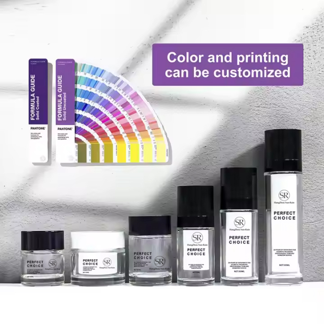 Cosmetic face cream Jar Skincare Packaging Set