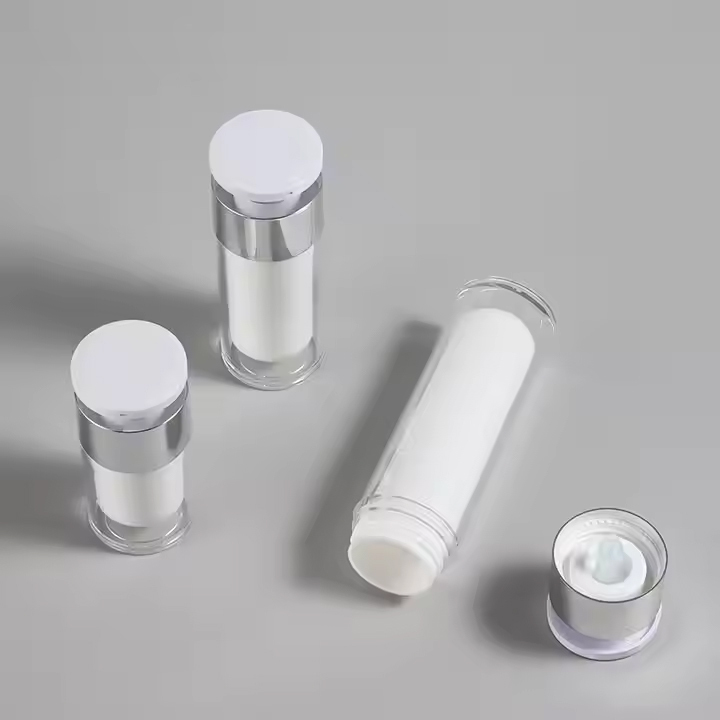 cosmetic airless pump bottle lotion skin care packaging