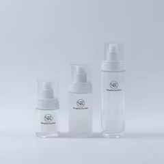 Glass Airless Serum Bottle with Refillable PP Inner Tube