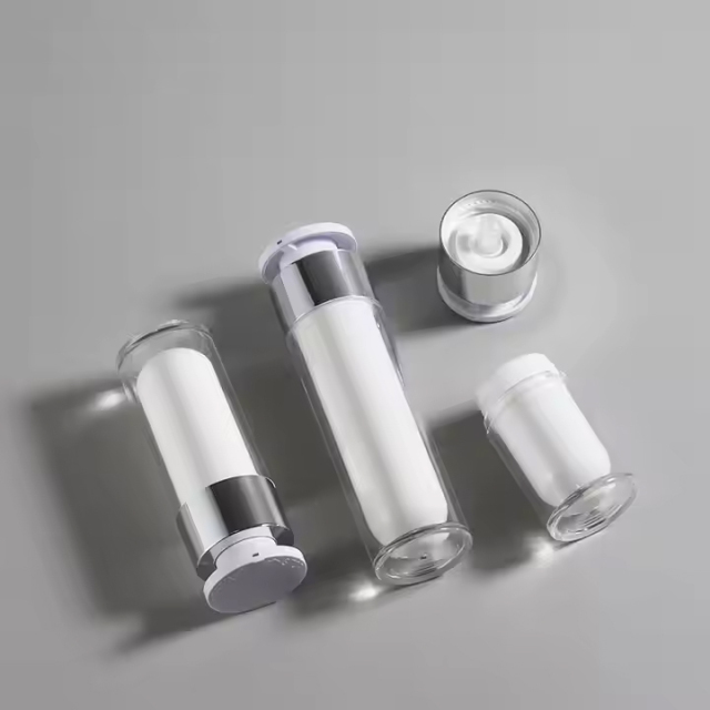 cosmetic airless pump bottle lotion skin care packaging