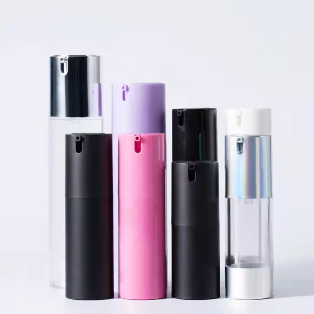 Plastic Vacuum Pump Airless Bottle for Lotion Cosmetics Skincare