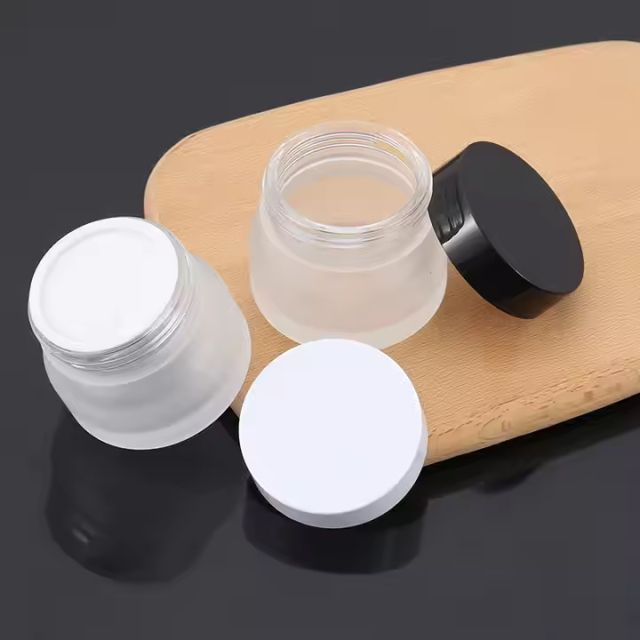 cosmetic luxury face cream jar