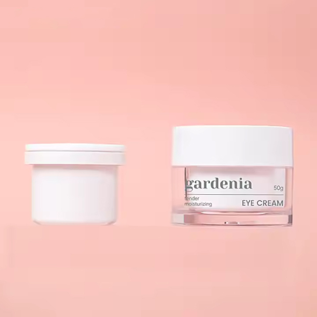 Plastic Face Cream Jars with Logo Printing for Cosmetic Packaging
