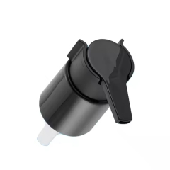 24/410 28/410 Long nozzle 0.6cc plastic black cream lotion pump
