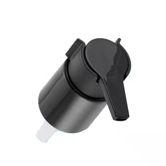 24/410 28/410 Long nozzle 0.6cc plastic black cream lotion pump