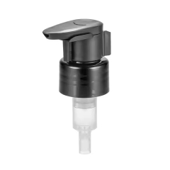 Black PP plastic skin care cream lotion treatment pump