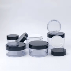 PETG Thick Wall Clear Empty Face Cream Jar