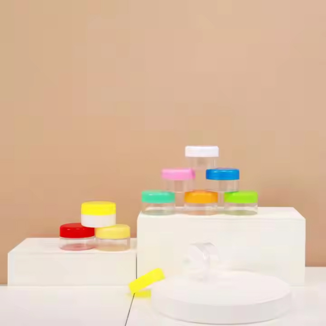 Empty Plastic Cream Jars