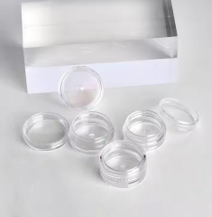 2g 3g 5g compact transparent face cream jar