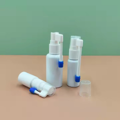 white Plastic Throat Oral Sprayer bottle