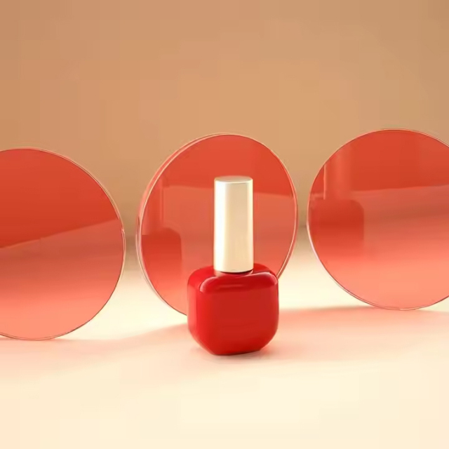 12ml Glass gel bottle nail polish custom logo