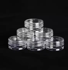 2g 3g 5g compact transparent face cream jar