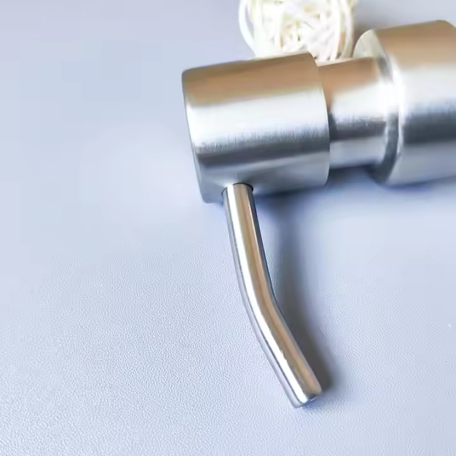 Hot Selling Metal Stainless Steel Shampoo Hand soap pump 28mm