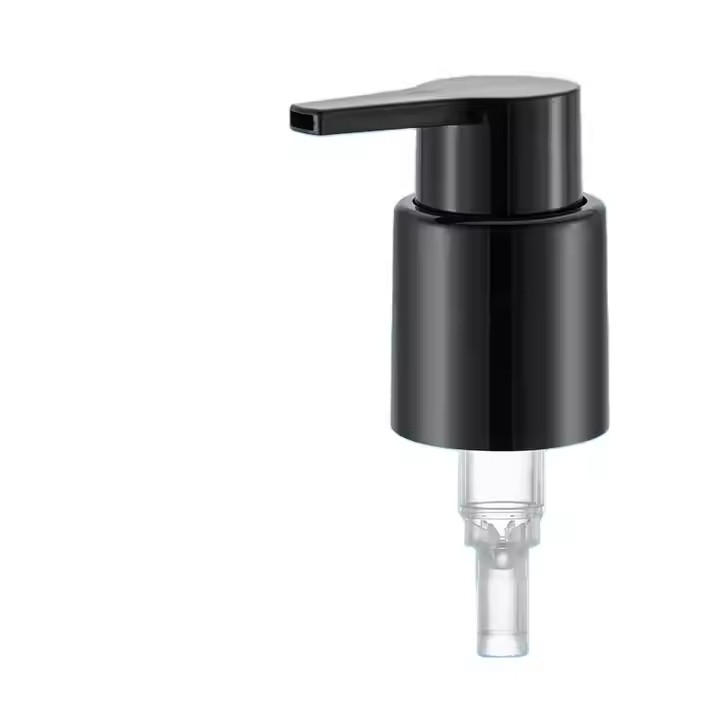 24/410 28/410 Long nozzle 0.6cc plastic black cream lotion pump