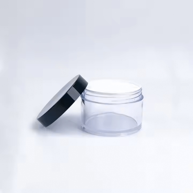 PETG Thick Wall Clear Empty Face Cream Jar