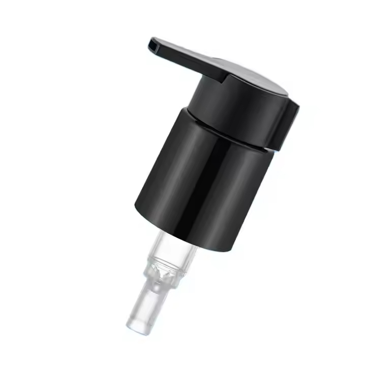 24/410 28/410 Long nozzle 0.6cc plastic black cream lotion pump