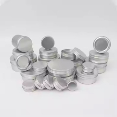 Custom logo metal aluminum tin can container jar