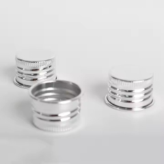 Aluminum Screw Cap Oxidation Shiny Glossy Silver Metal Aluminum Caps