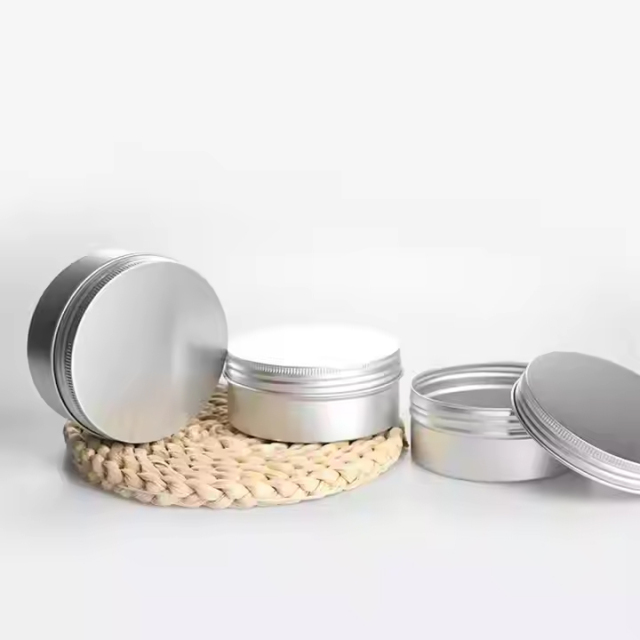 Custom logo metal aluminum tin can container jar