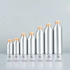 aluminum can bottle with screw on cap