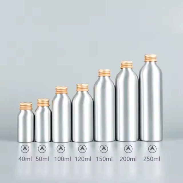 aluminum can bottle with screw on cap