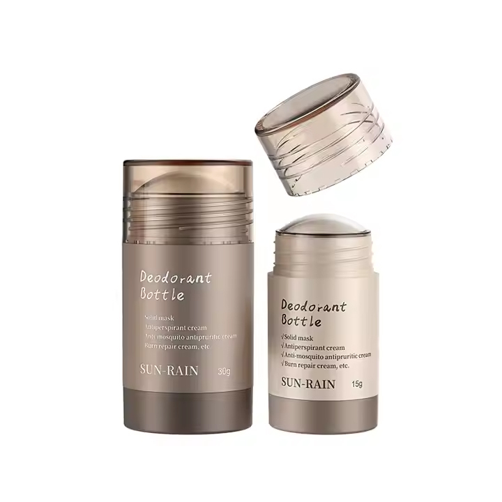 Material twist natural body deodorant stick plastic deodorant bottle