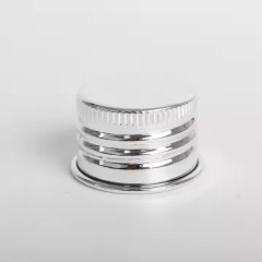 Aluminum Screw Cap Oxidation Shiny Glossy Silver Metal Aluminum Caps