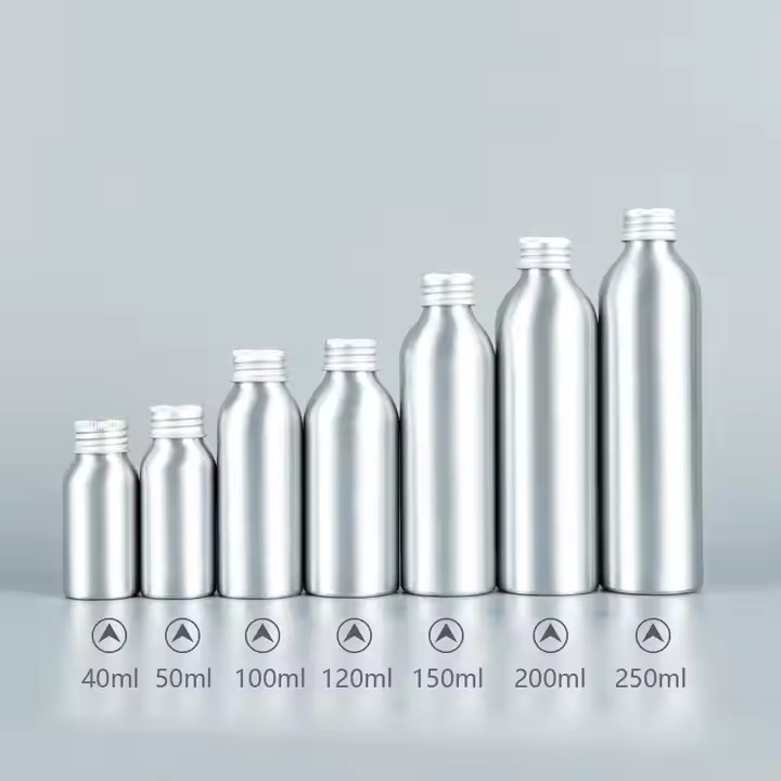 aluminum can bottle with screw on cap