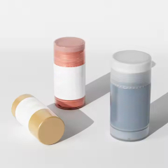 Plastic Bottles Transparent Twist Sunscreen Stick Glue Balm Container
